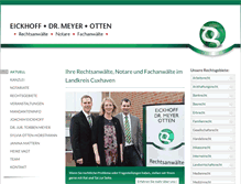 Tablet Screenshot of eickhoff-meyer-otten.de